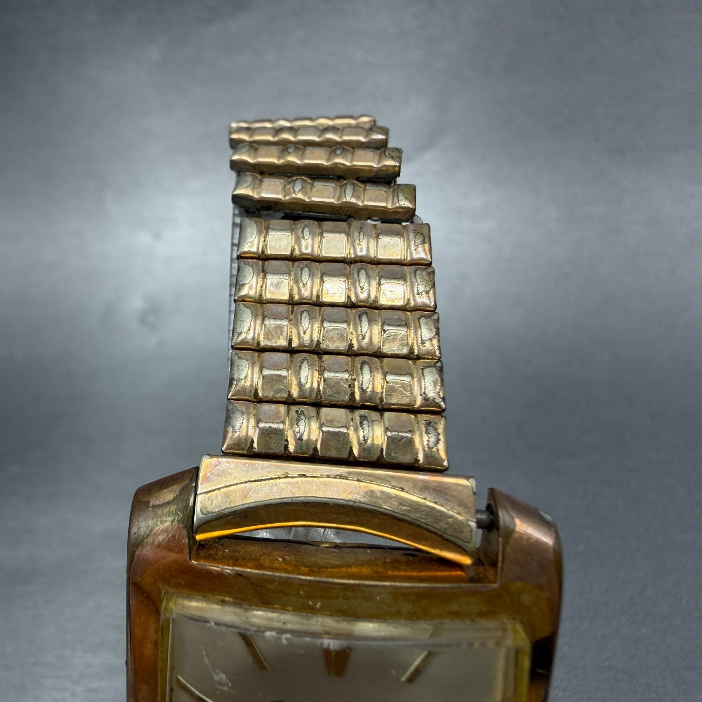 Citizen Excel Date Watch Men 29mm Champagne Dial Gold Plated Manual Wind Runs4