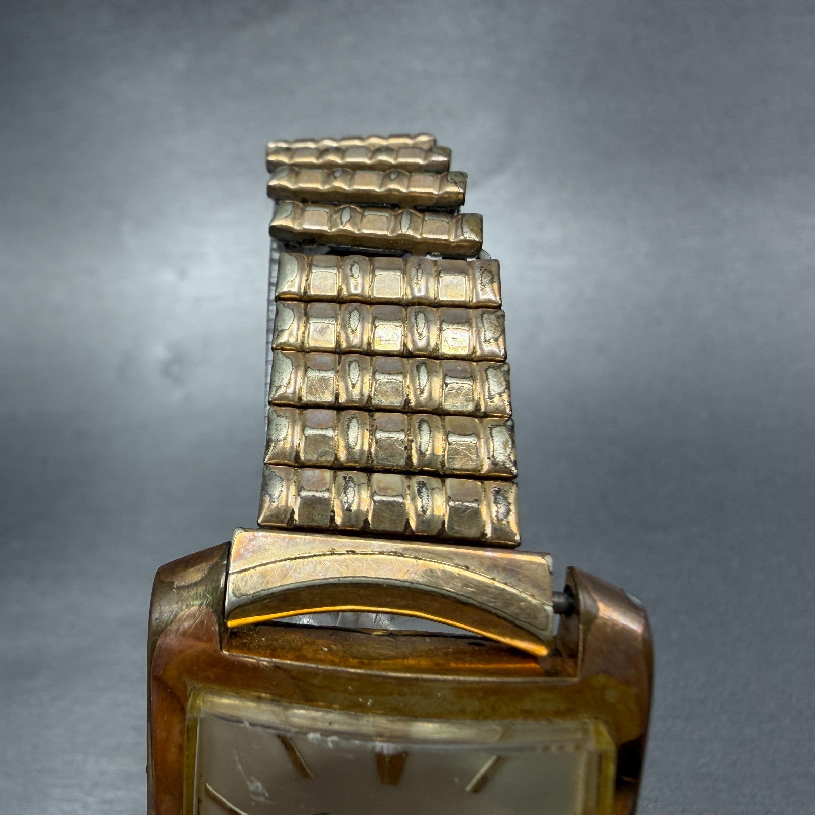 Citizen Excel Date Watch Men 29mm Champagne Dial Gold Plated Manual Wind Runs4