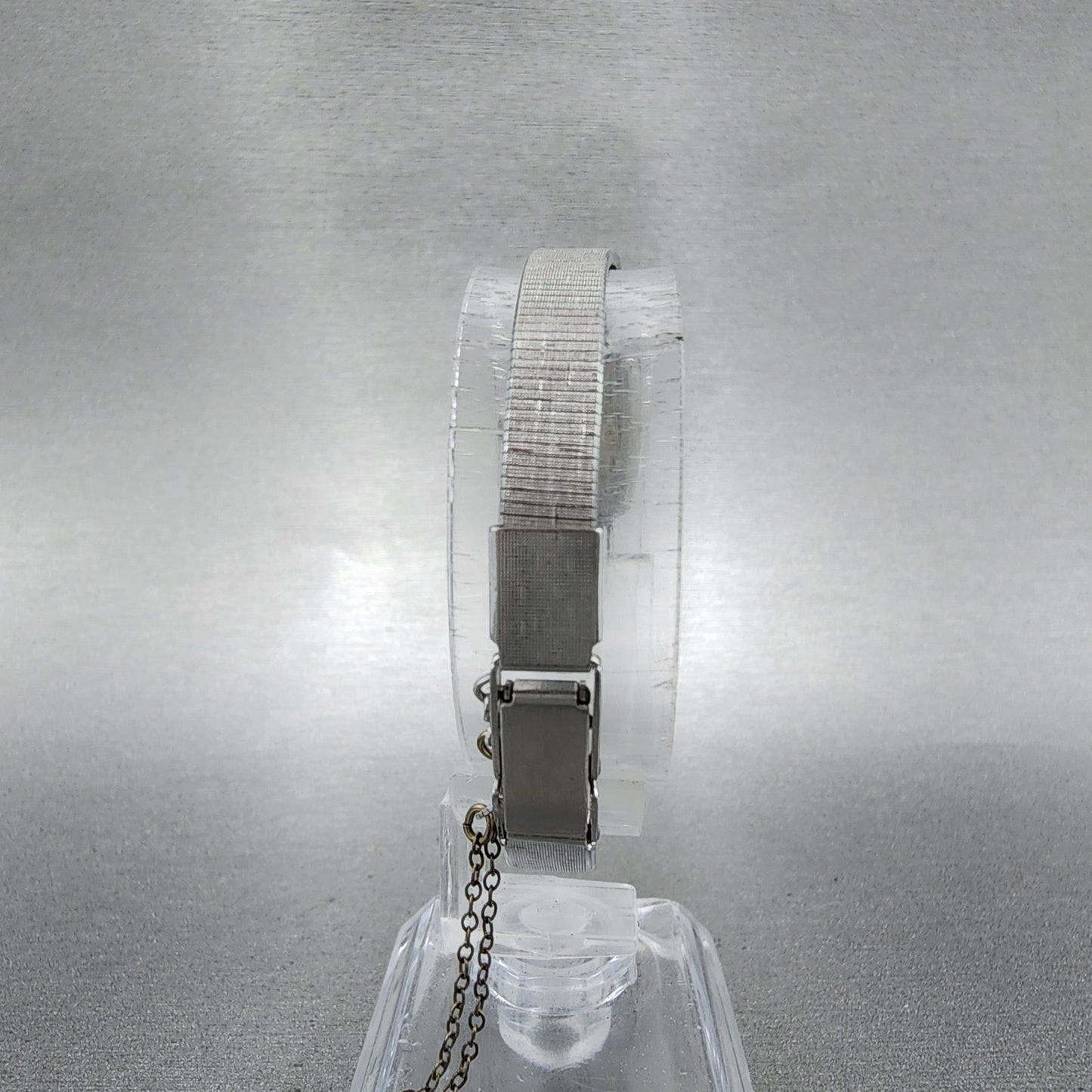 Seiko Tank Watch Women 14mm Silver Dial Silver Tone 13205779 New Battery7