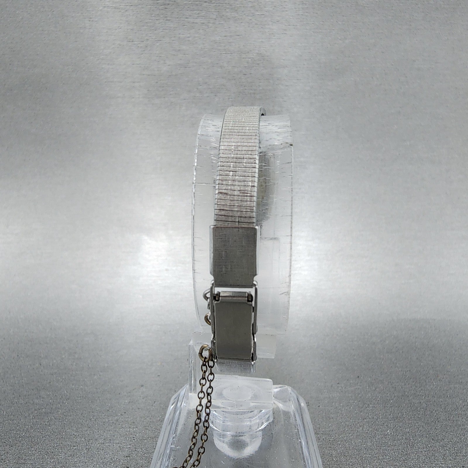 Seiko Tank Watch Women 14mm Silver Dial Silver Tone 13205779 New Battery7