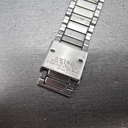 Seiko Bracelet 10mm Stainless Steel Gold Tone Vintage Japan Z42111