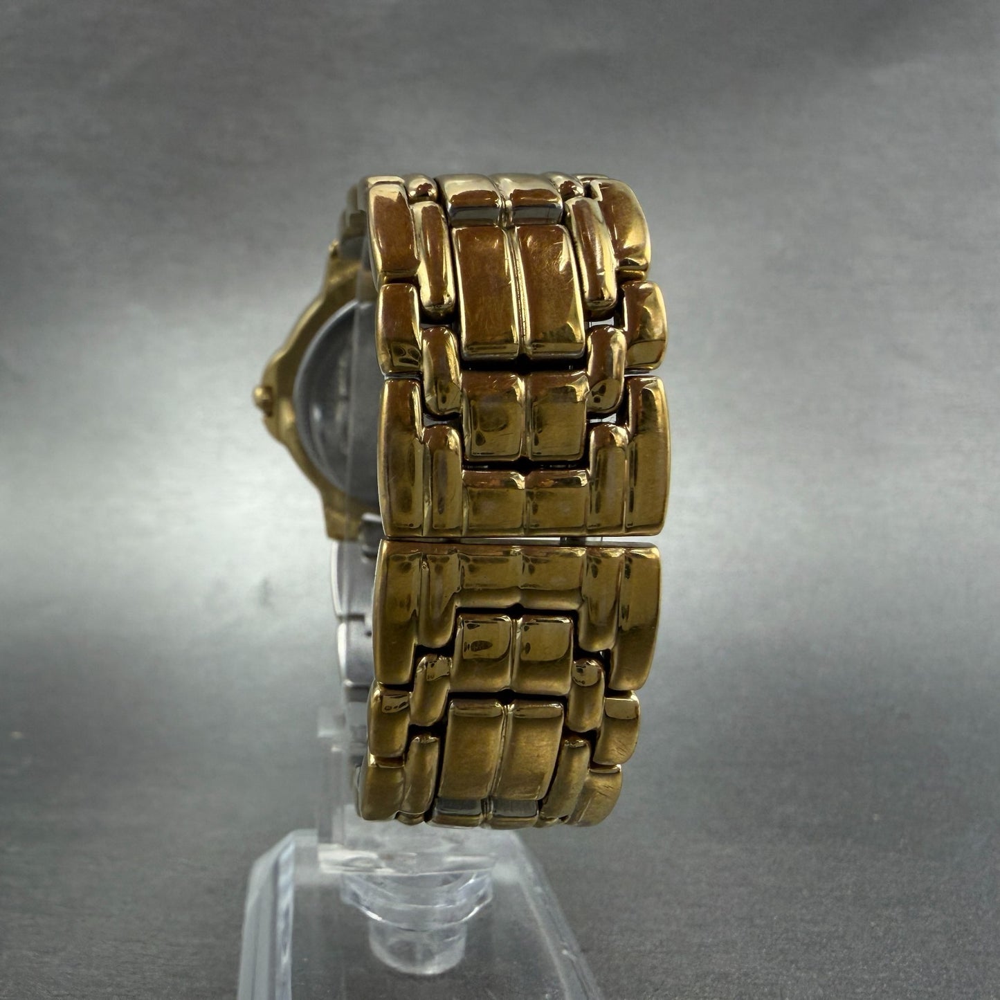 Movado Museum Watch Men 34mm Black Dial Gold Tone Round 88-E4-9885 New Battery7