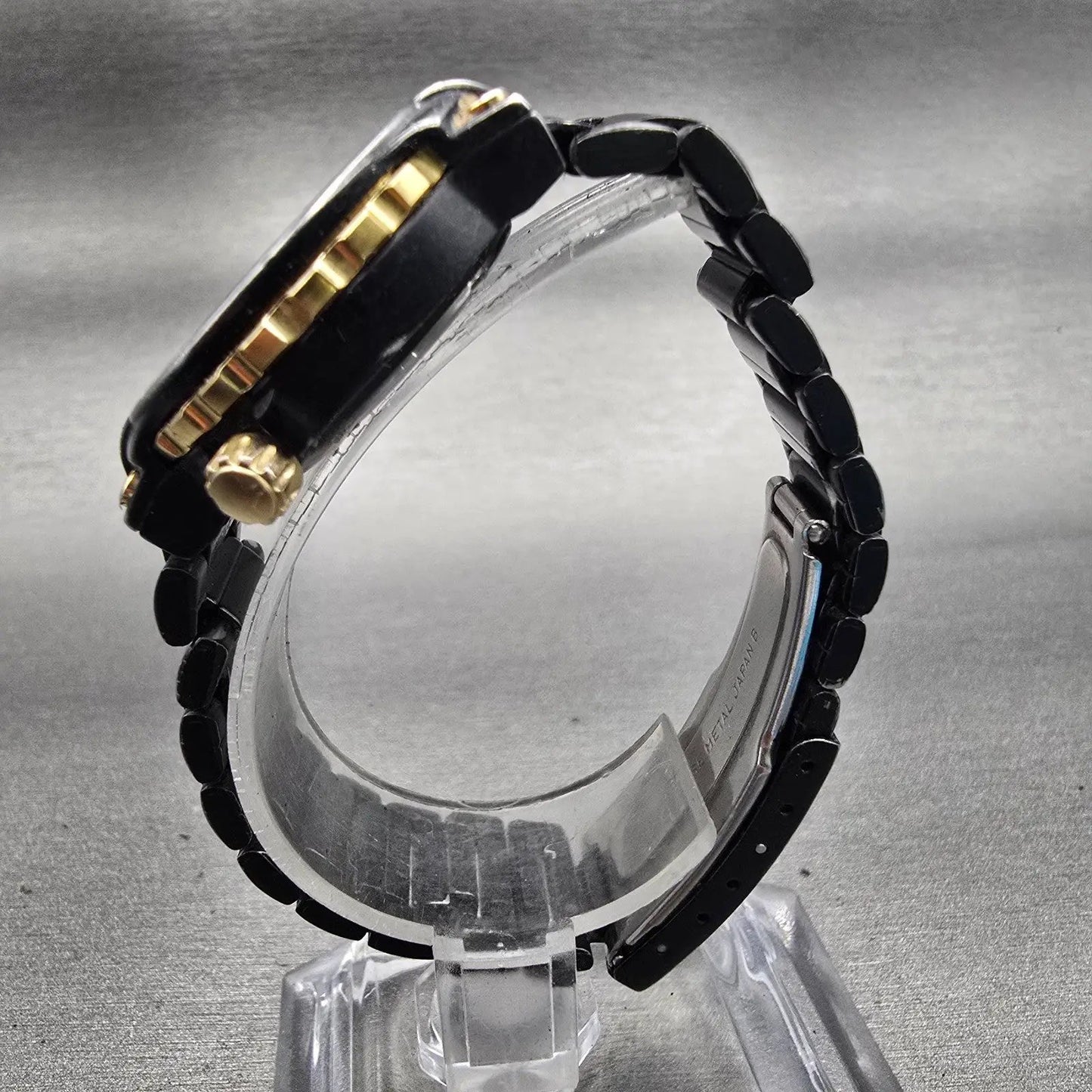 Seiko SQ Dive Watch Women 29mm Gold Dial Two Tone Daydate 3Y03-0059 New Battery6