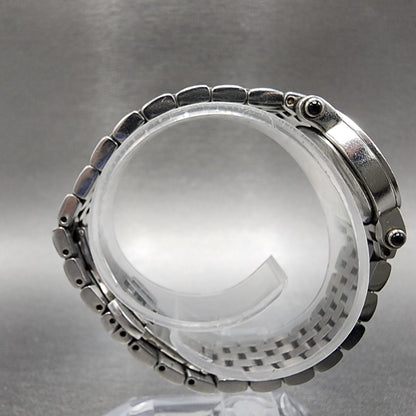 Bulova Accutron Watch Women 24mm MOP Dial Silver Tone Diamond Accents New Batt