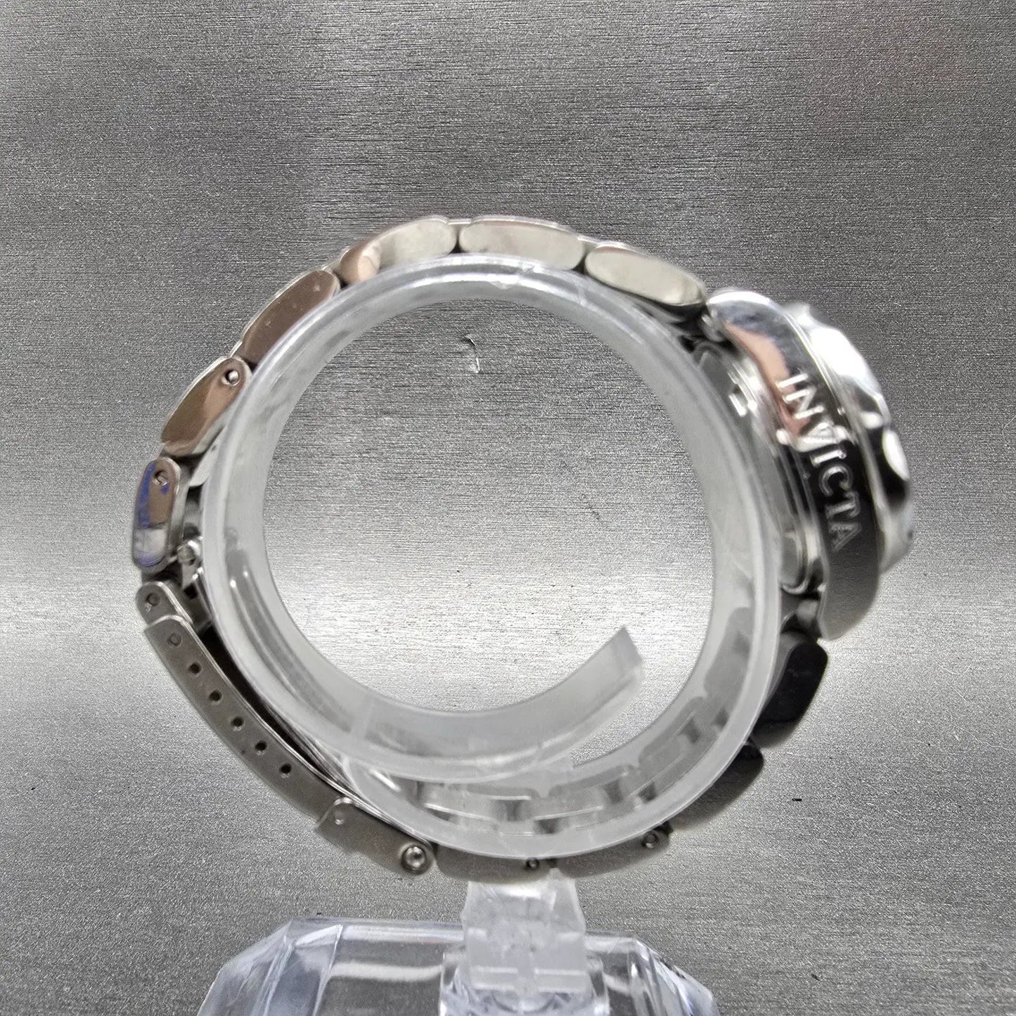 Invicta Pro Diver Watch Women 24mm Blue Dial Silver Tone Date 9177 New Battery Q8