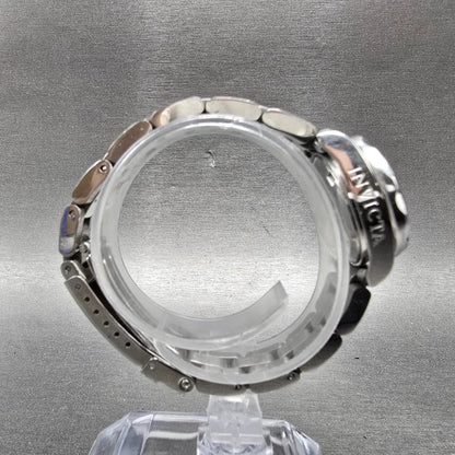Invicta Pro Diver Watch Women 24mm Blue Dial Silver Tone Date 9177 New Battery Q8