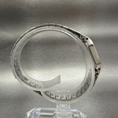 Seiko Watch Women 16mm Silver Dial Two Tone Octagon 2C20-5209 New Battery VTG 478