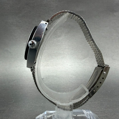 Zaria Dive Watch Women 24mm White Dial Silver Tone Manual Wind Runs Vintage USSR6