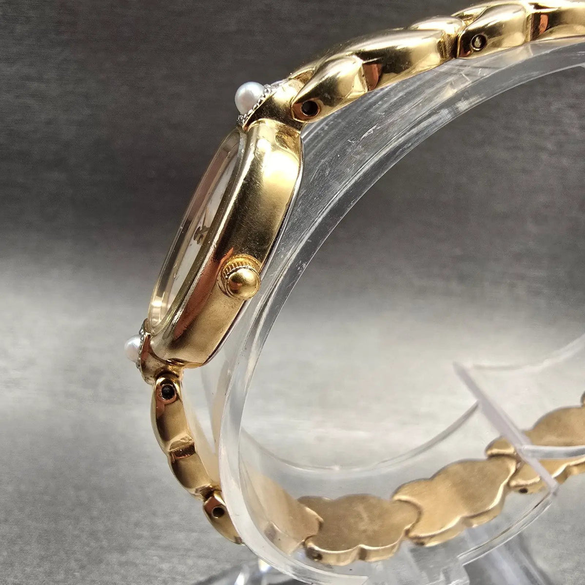 Citizen Elegance Watch Women 14mm MOP Dial Gold Tone Oval 5421-F43542 New Batt2