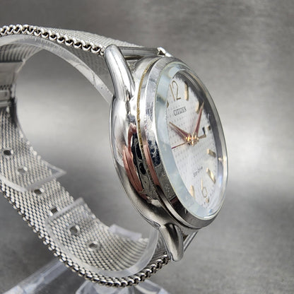 Citizen LTR EcoDrive Watch Women 36mm White Dial Stainless Steel Date Round Run3