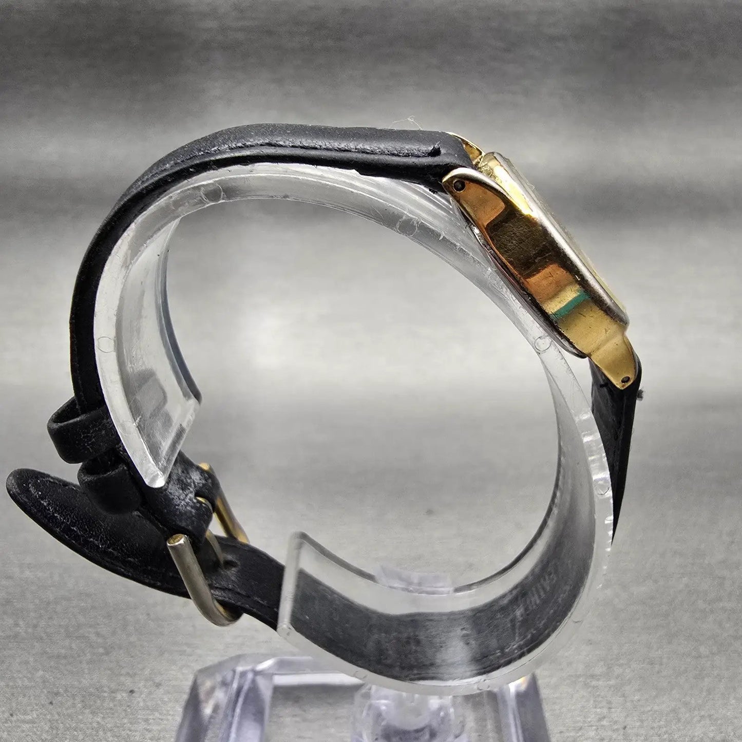 Seiko Watch Women 21mm Gold Dial Gold Tone Round 2B31-0010 New Battery Vintage8