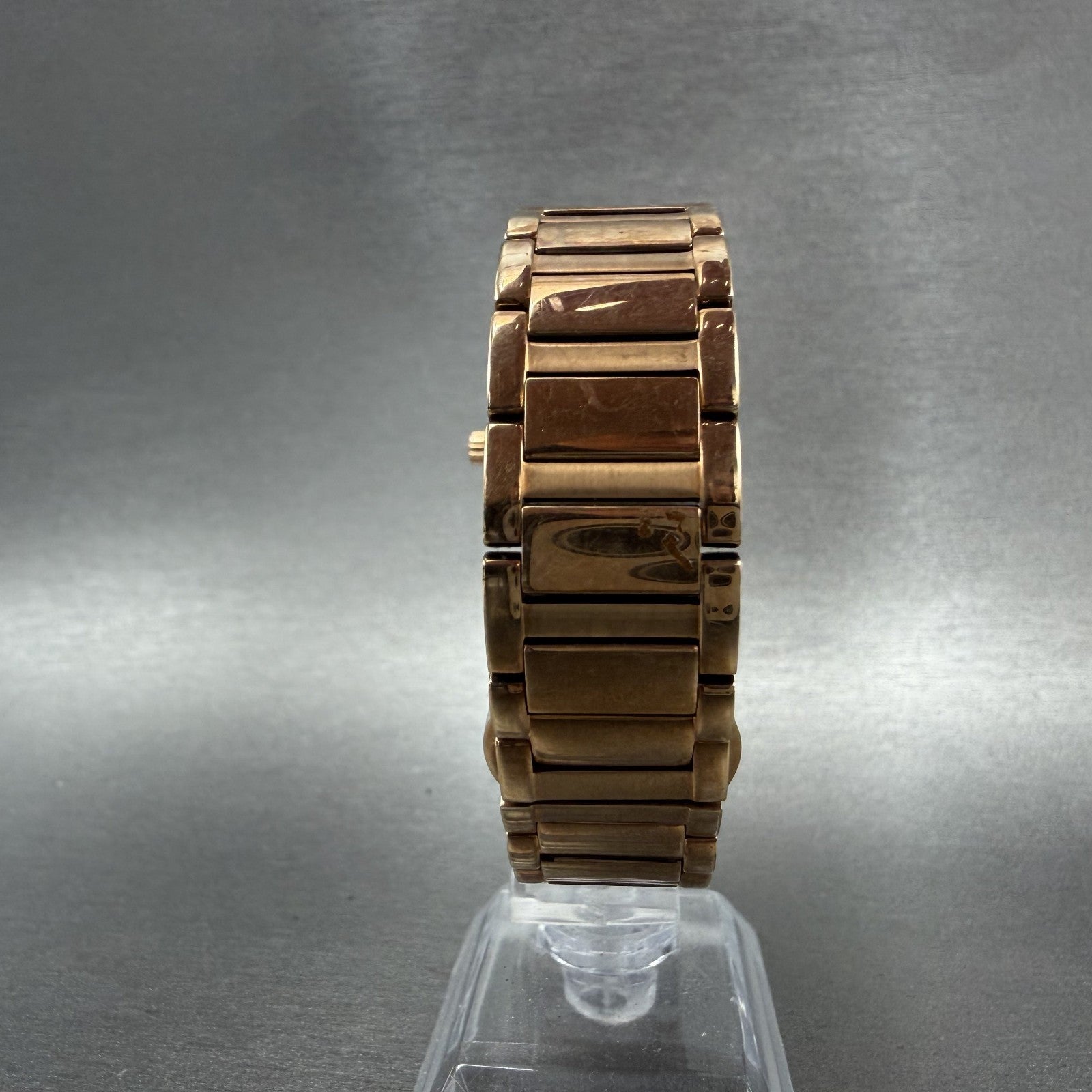 Bulova Futuro Watch Women 30mm MOP Dial Rose Gold Tone Round 97P132 New Battery7