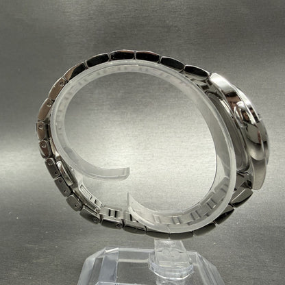 Bulova Watch Women 32mm MOP Dial Stainless Steel Round 96P198 New Battery8