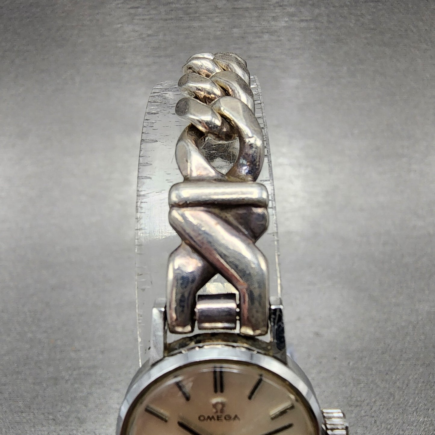 Omega Watch Women 20mm Silver Dial Steel Case 925 Silver Band Manual READ!!!!!!!4