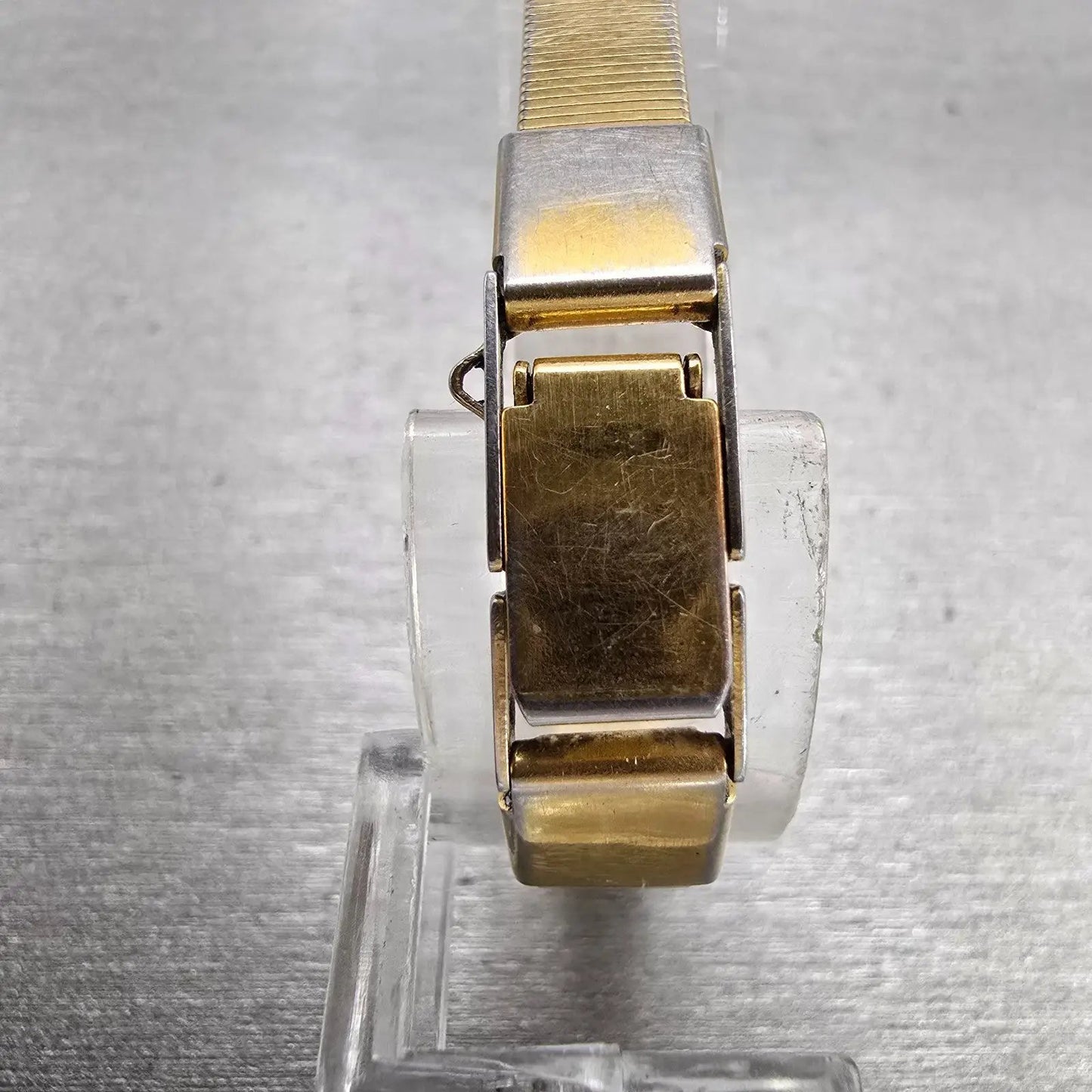 Seiko Watch Women 16mm Brown Dial Gold Tone Oval 2C20-5559 New Battery Vintage7