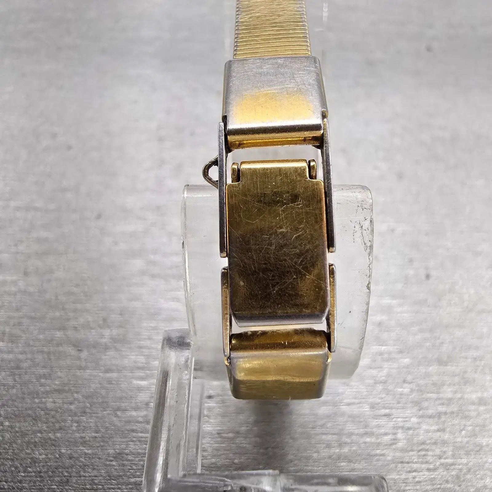 Seiko Watch Women 16mm Brown Dial Gold Tone Oval 2C20-5559 New Battery Vintage7