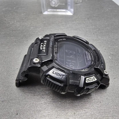 Casio STL-S110H Watch Men 53mm Black Alarm Chronograph Digital Solar Works5