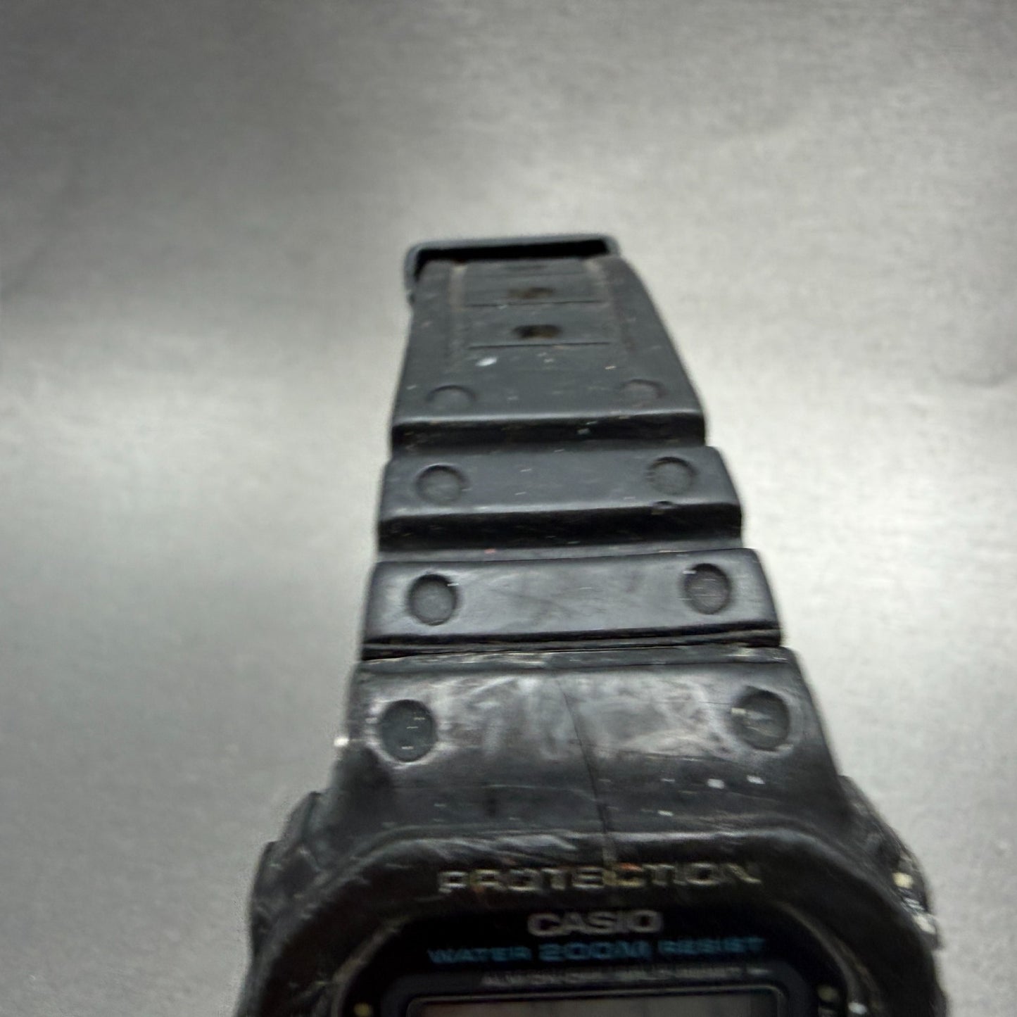 Casio DW-5600 Watch Men 37mm Black Digital Alarm Chrono 901 New Battery VTG AB4