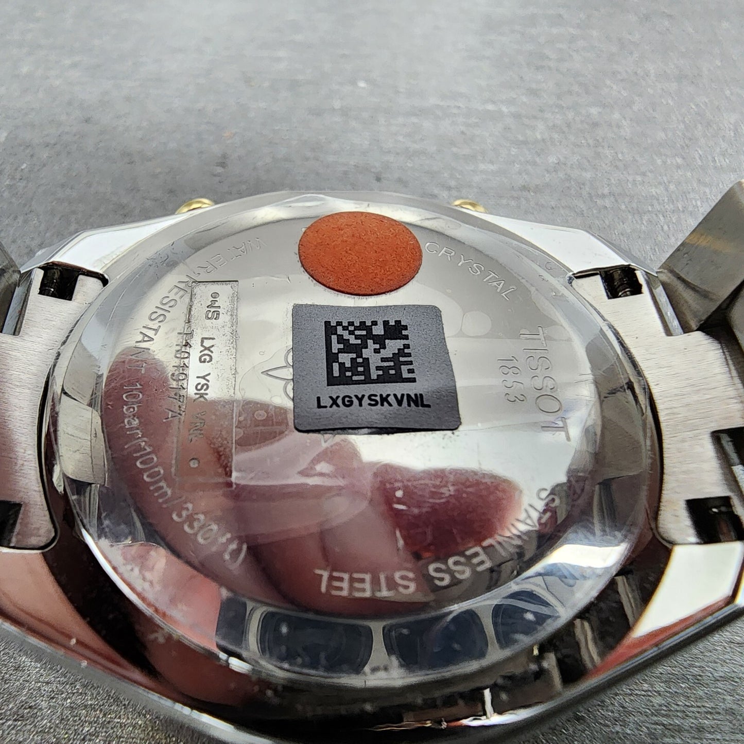 Tissot PR100 Chronograph Watch Women Silver Dial TwoTone T101.917.22.031.00 PART10