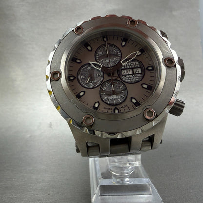 Invicta Reserve Subaqua Chrono Watch Men 52mm Skeleton Dial Automatic Steel 09716