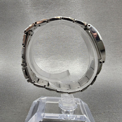 Seiko Watch Women 23mm White Dial Two Tone Tourneau 7N000AG0 New Battery8