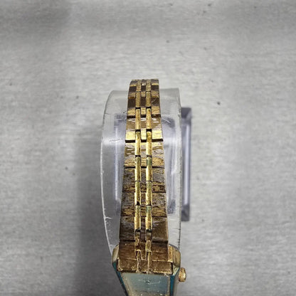Citizen CQ Watch Women 13nn Champagne Dial Gold Tone 5421-S18523 New Battery VTG4