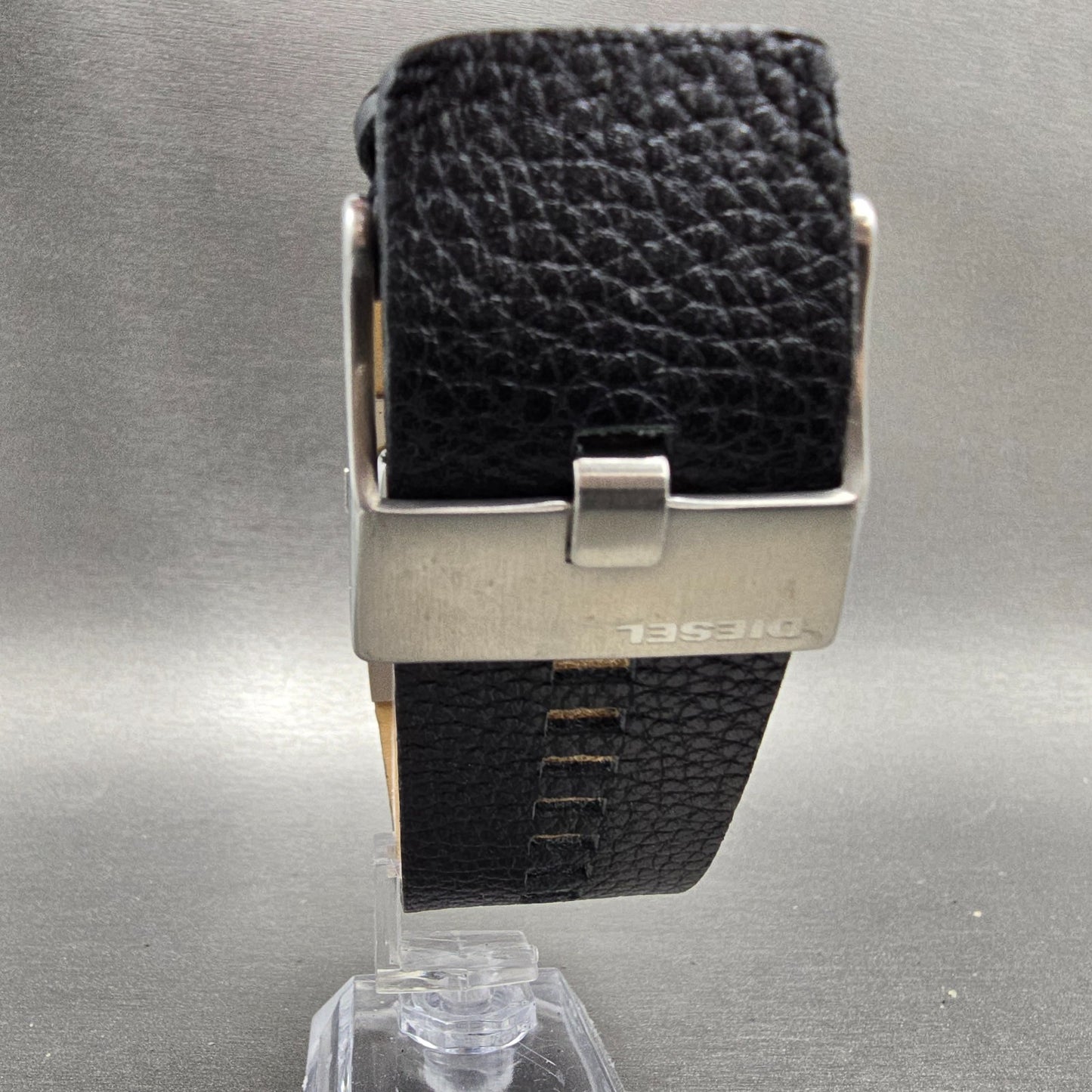 Diesel Digital Watch Men 36mm Black Dial Steel Alarm Chronograph DZ7069 READ!!!!7