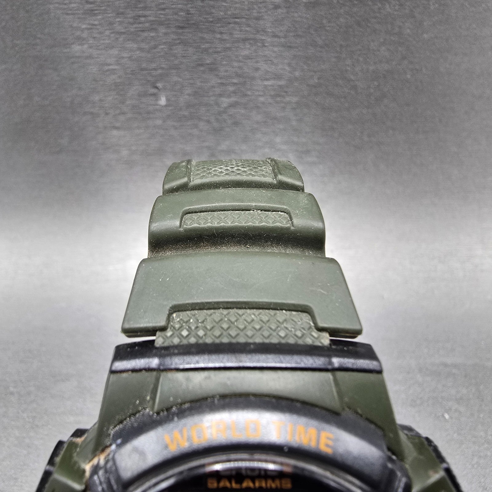 Casio AE-1000W Watch Men 44mm Black Dial Green World Time Digital New Battery4