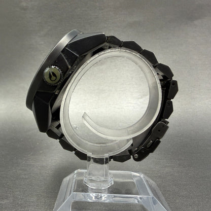Nixon The Corporal Watch Men 48mm Black Dial Black Tone Round Bracelet new BattA6