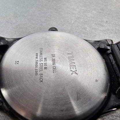 Timex Fieldstone Watch Men 42mm Black Dial Black Tone Date TW2P61600 New Battery9