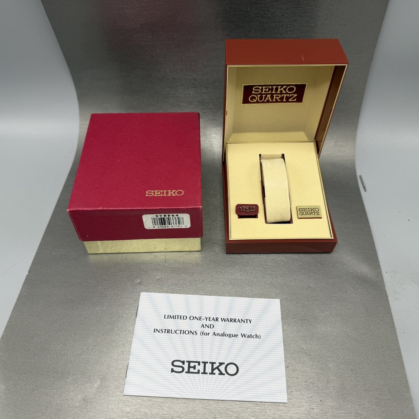 Seiko Watch Women 26mm Blue Dial Gold Tone Round 1N000A29 New Battery NOS12