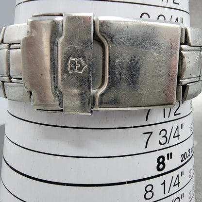 Victorinox Swiss Army Officer LS Watch Men 40mm Yellow Dial Steel Date Round Run