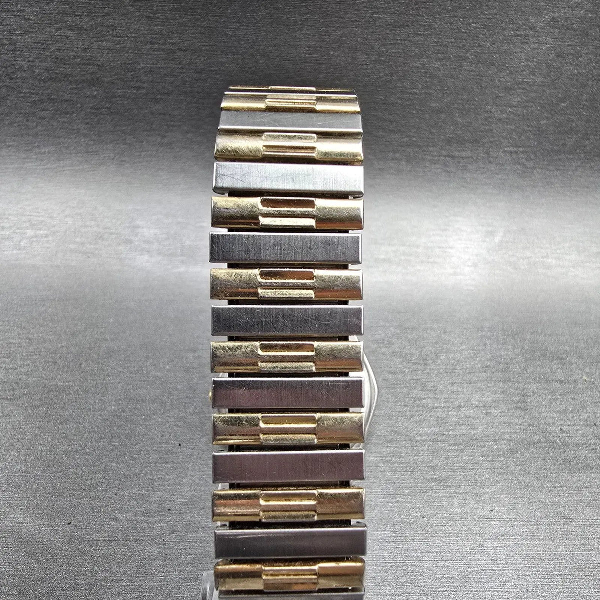 Seiko SQ Watch Men 35mm Silver Dial Two Tone Daydate Round 8123-7009 New Battery7