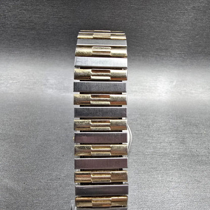 Seiko SQ Watch Men 35mm Silver Dial Two Tone Daydate Round 8123-7009 New Battery7
