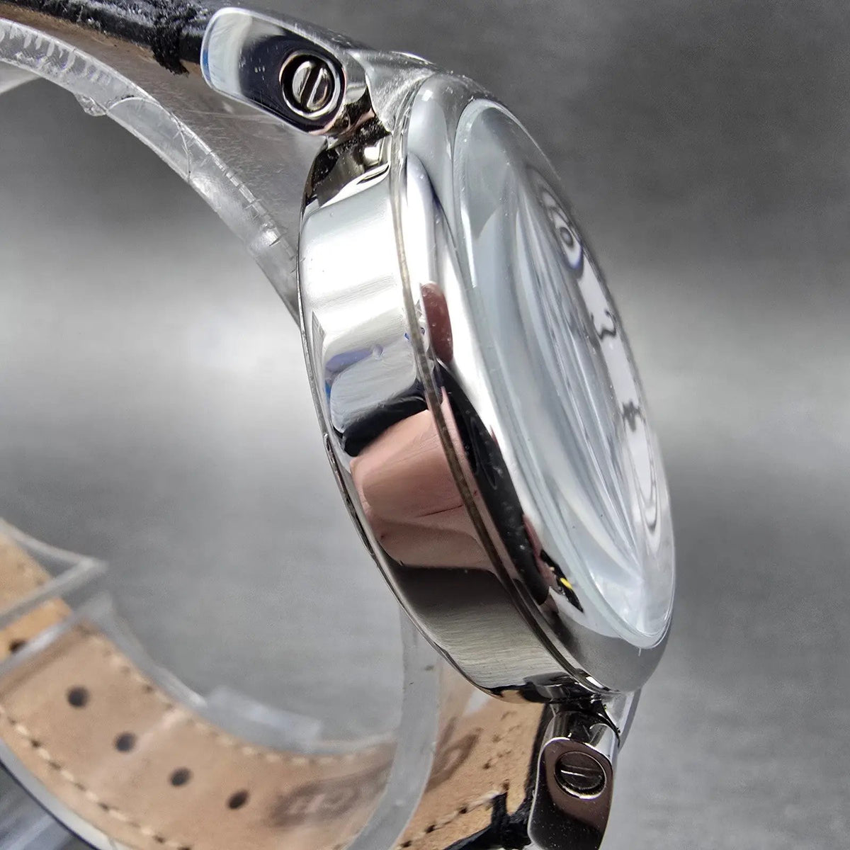 Coach Madison Watch Women 32mm White Dial Silver Date Round Leather New Batt3