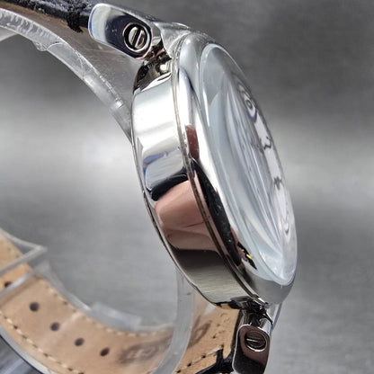 Coach Madison Watch Women 32mm White Dial Silver Date Round Leather New Batt3