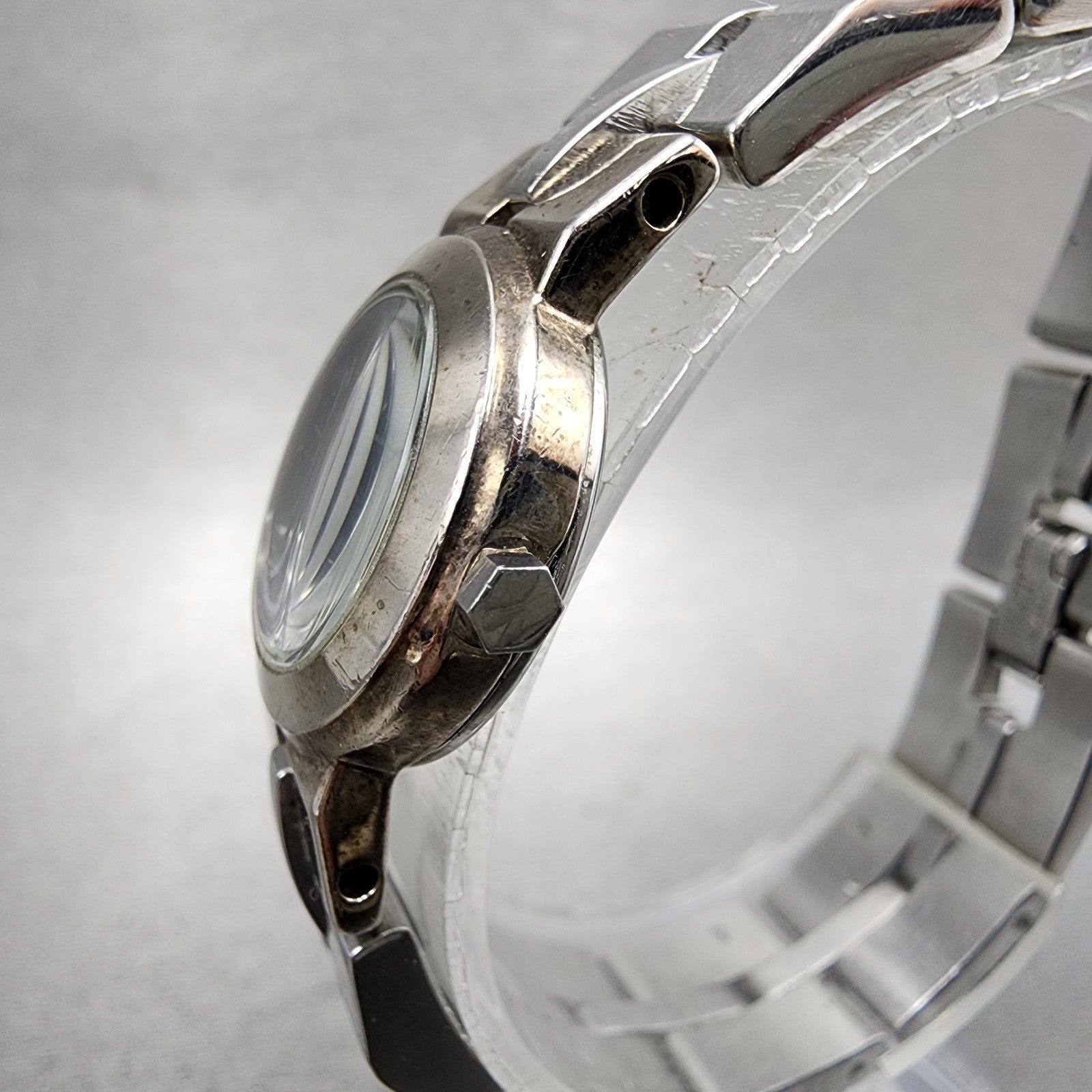 Citizen Watch Women 20mm Black Dial Silver Tone Round 5920S68997 New Battery2