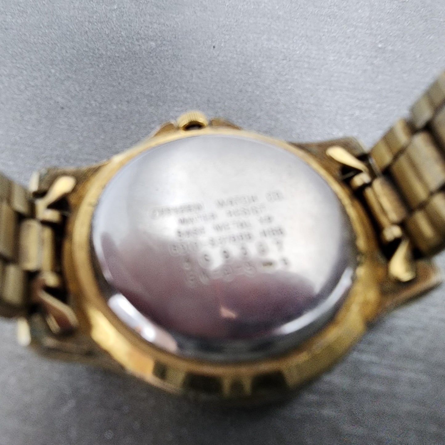 Citizen Watch Women 27mm White Dial Gold Tone Date 6010S37668 New Battery ABC129