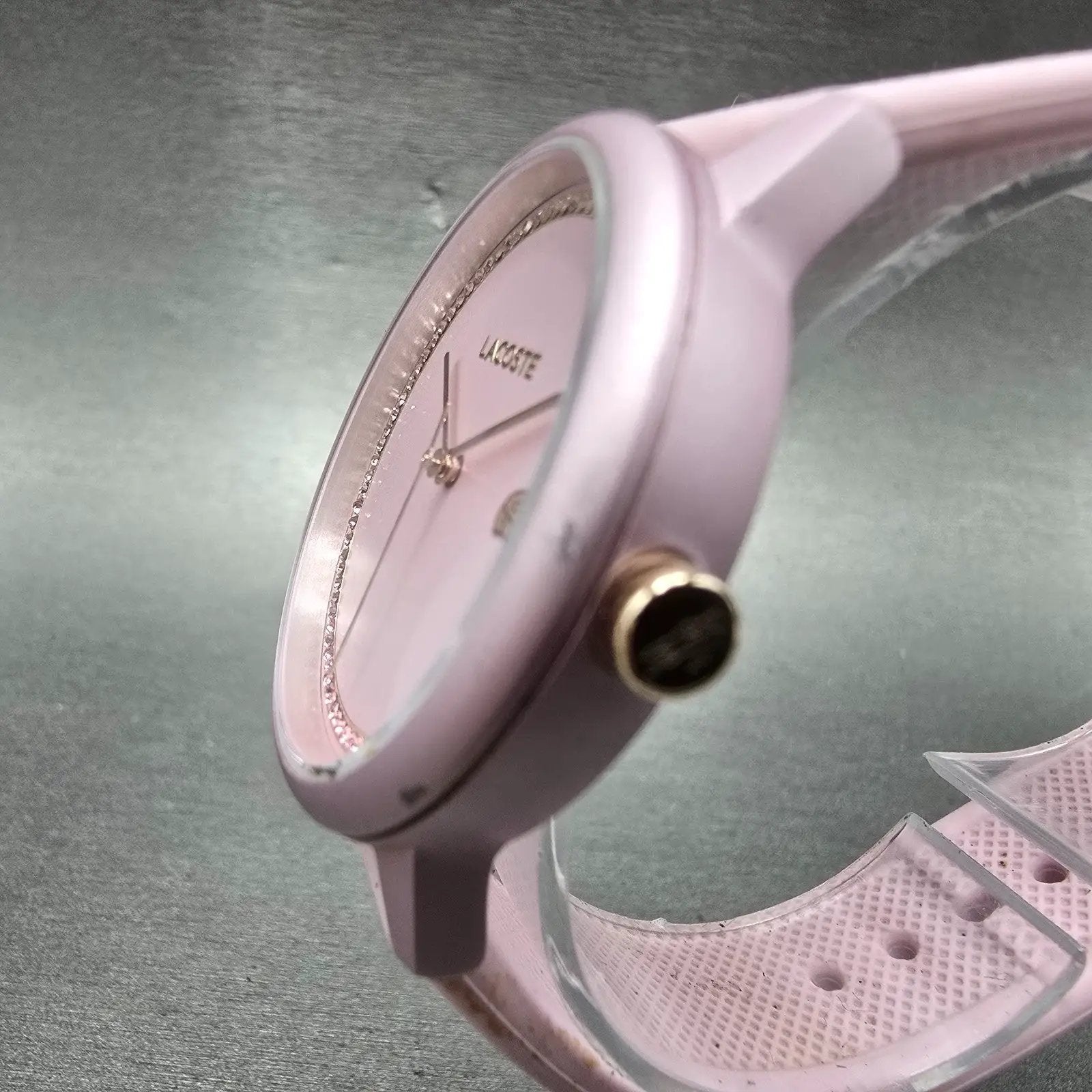 Lacoste 12.12 Go Watch Women 36mm Pink Dial Pink Tone Round New battery2