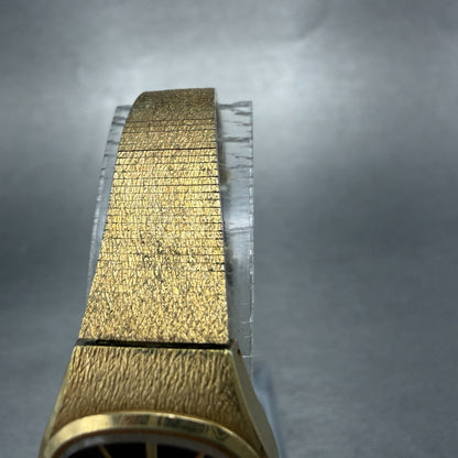 Seiko Watch Women 20mm Brown Dial Gold Tone Oval 3421-5020 New Battery Vintage4