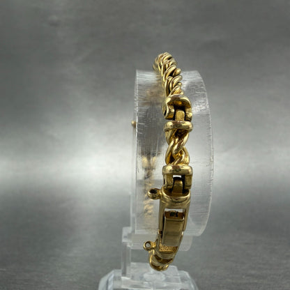 Seiko Watch Women 13mm Champagne Dial Gold Tone Oval 1E20-5760 New Battery Gems7
