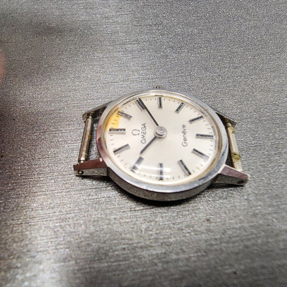Omega Geneve Watch Women 20mm Silver Dial Steel Round Manual 511.0451 PARTS4