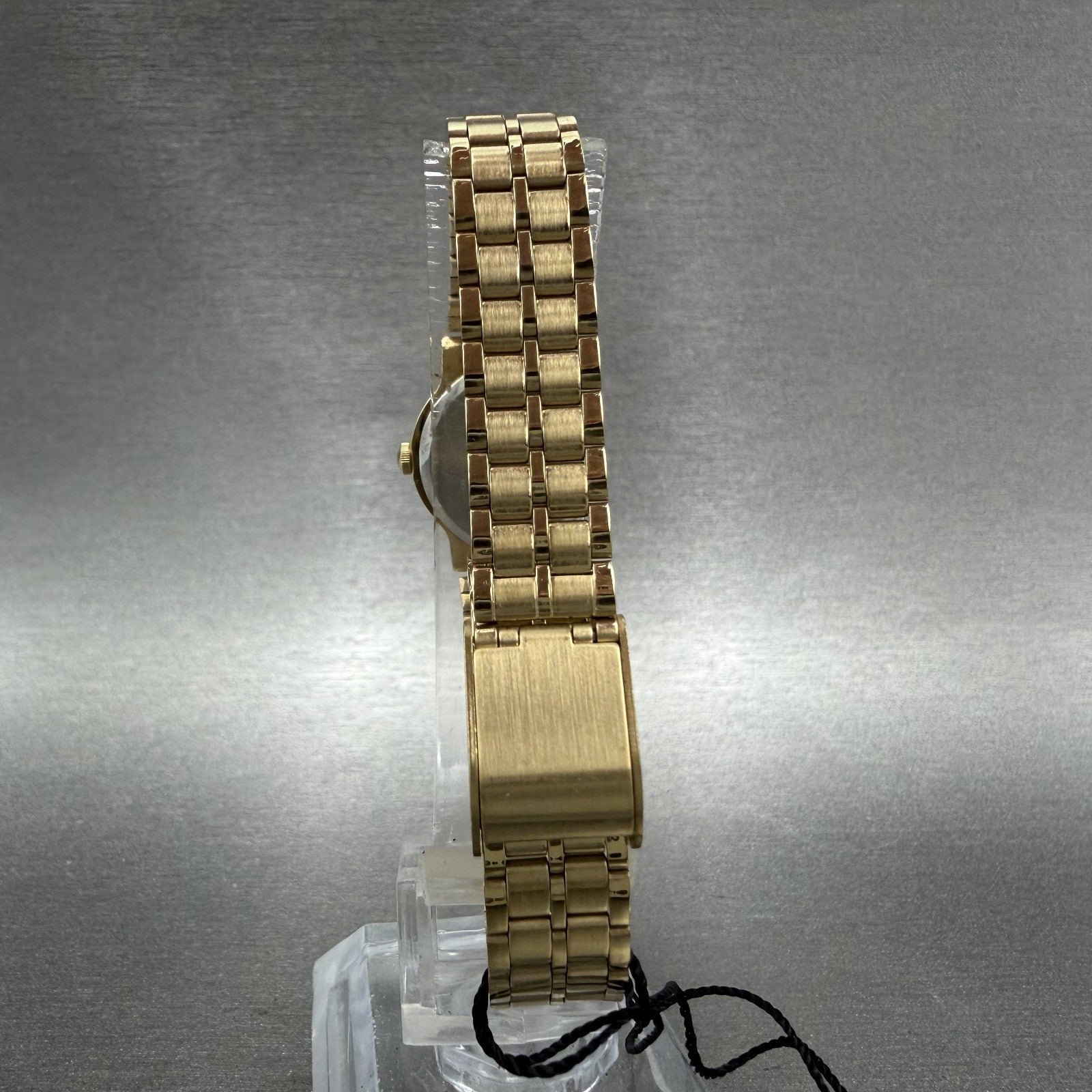 Seiko Watch Women 19mm White Dial Gold Tone Round V4010099 New Batt NOS W/Box7