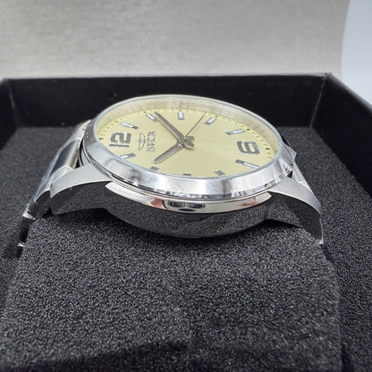 Invicta Celestial Watch Men 43mm Cream Dial Silver Round Bracelet 484923