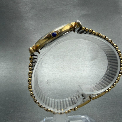 Givenchy Watch Men 32mm White Dial Gold Tone Round PARTS Vintage7