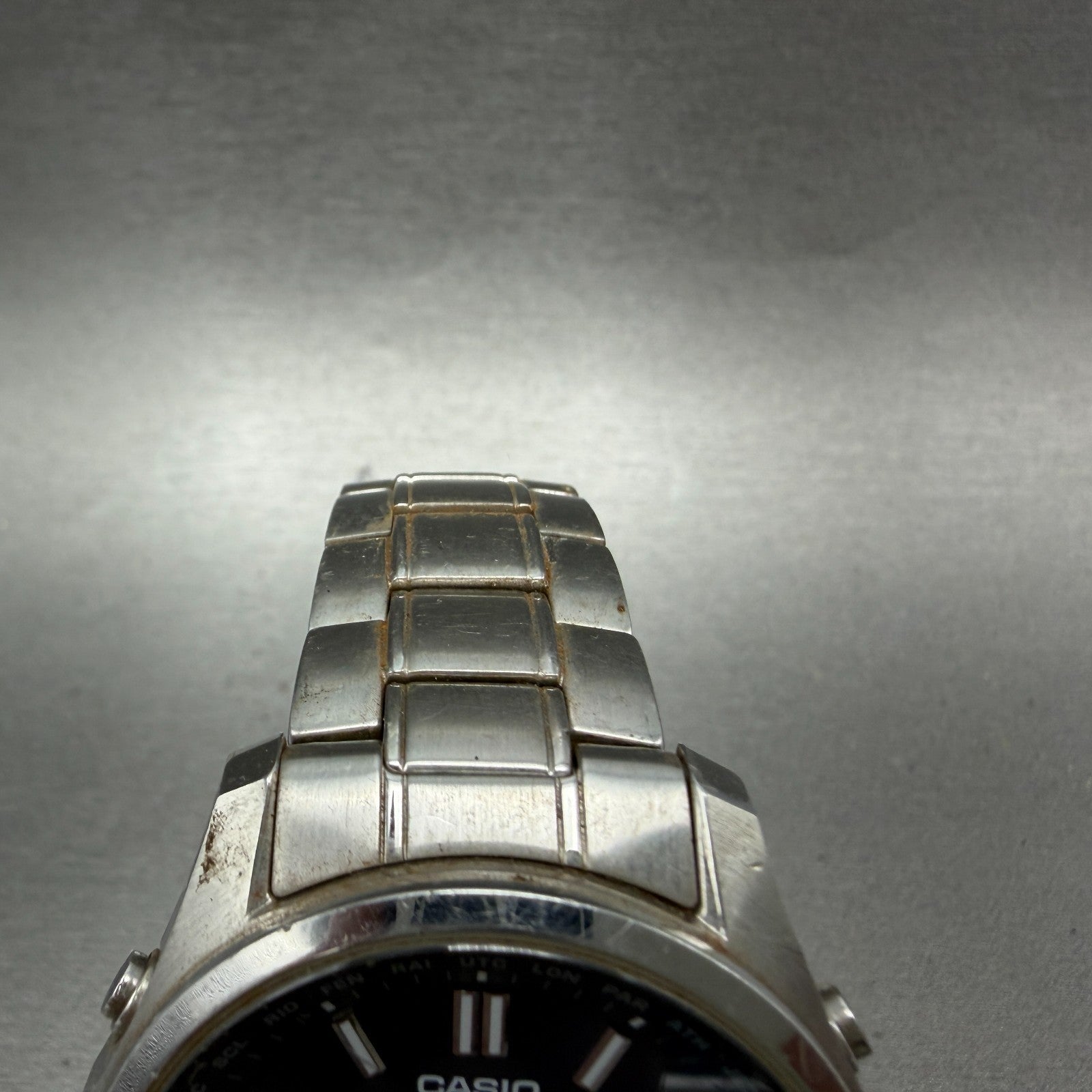 Casio Lineage LIW-M610 Watch Men 41mm Blue Dial Steel Date Chrono Solar Runs4