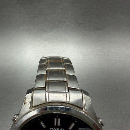 Casio Lineage LIW-M610 Watch Men 41mm Blue Dial Steel Date Chrono Solar Runs4