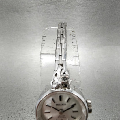 Seiko Special Watch Women 17mm Silver Dial Silver Round 11400050 Manual Runs4