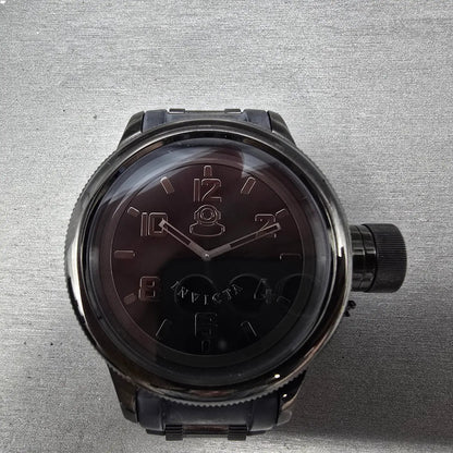 Invicta Russian Diver Watch Men 51mm Black Dial Black Case Round 0394 New Batt0
