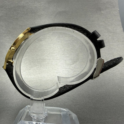 Movado Museum Watch Unisex 31mm Brown Dial Gold Tone Round 87-33-882 New Battery6